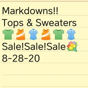 Tops Markdown!👕🎽